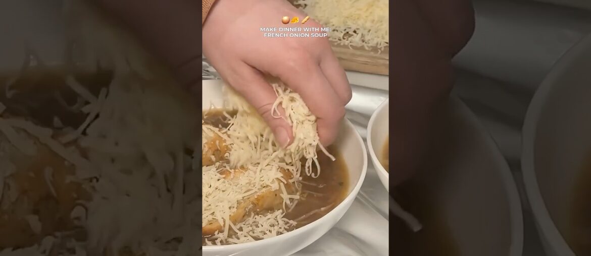 MAKE DINNER WITH ME: FRENCH ONION SOUP