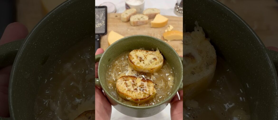 French onion soup ￼