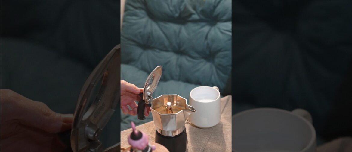 A Small Comfort in a Busy World ☕️#mokapot #coffee #asmr