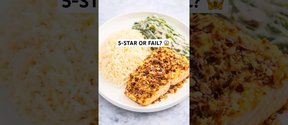 Paying My Rent in Crispy French Onion Salmon #Shorts #FoodShorts #SalmonRecipe #EasyDinner #cooking