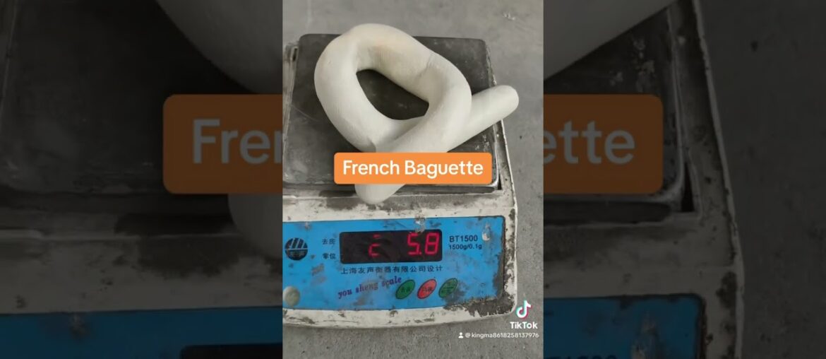 French Baguette Making Machine #bakeryequipment #frenchbaguette #doughdivider