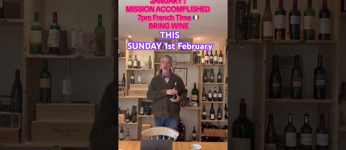 JANUARY: MISSION ACCOMPLISHED … THIS SUNDAY FEBRUARY 1st @ 7pm (French 🇫🇷 Time) w/ @ manvswine