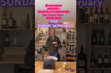 JANUARY: MISSION ACCOMPLISHED … THIS SUNDAY FEBRUARY 1st @ 7pm (French 🇫🇷 Time) w/ @ manvswine