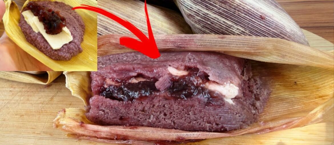 Tamalitos caseros gourmet de queso Philadelphia con zarzamora 😋🤤