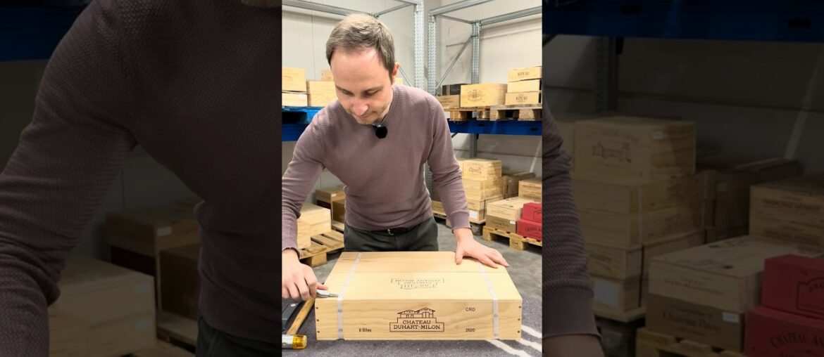 Cracking open a case of Château Duhart-Milon 2020 🍷✨