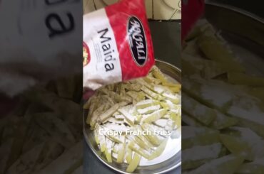 Crispy French fries recipe #recipe