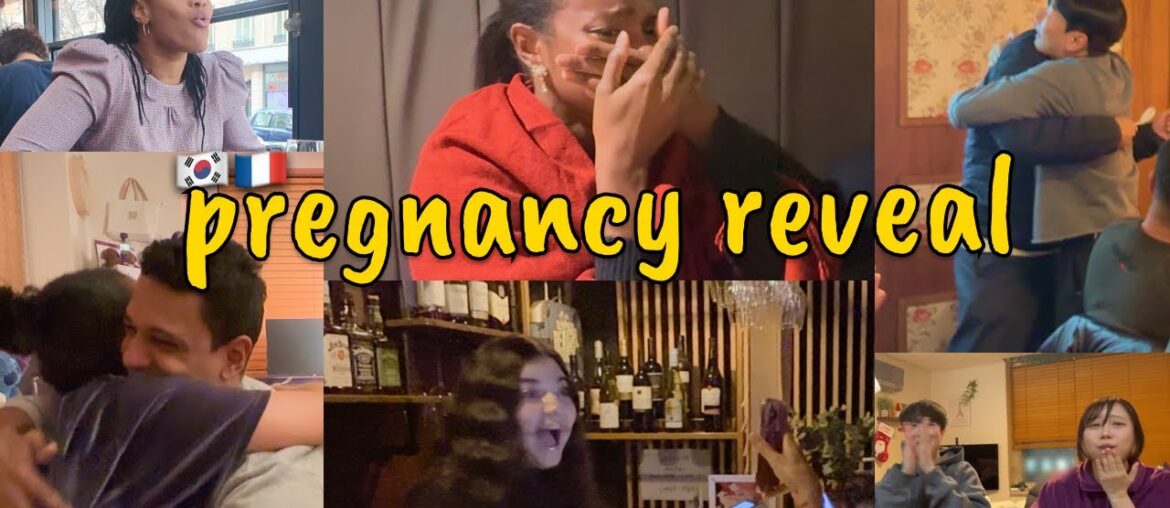 Surprising Our Korean and French Friends With Our Pregnancy 🇰🇷🇫🇷👶🏻 (international couple)