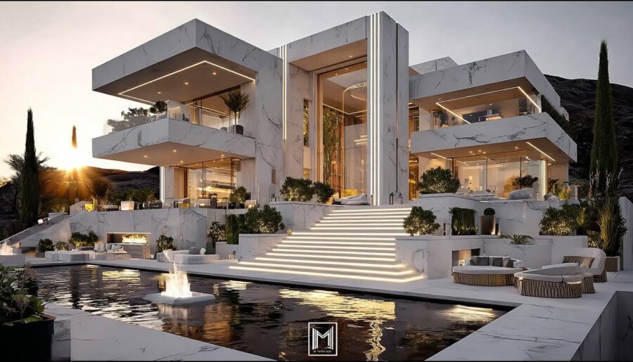 Timeless Elevation | Grand Contemporary Mansion in France