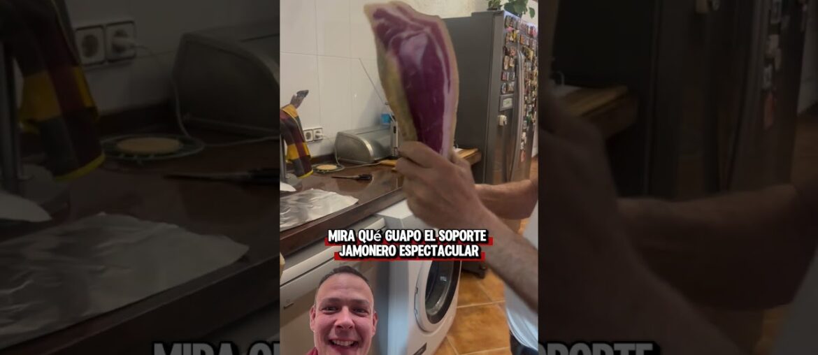 Así es como se parte el jamón #jamon #jamondebellota #jamoniberico #gourmet #foodie