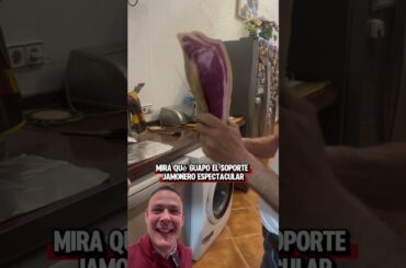 Así es como se parte el jamón #jamon #jamondebellota #jamoniberico #gourmet #foodie