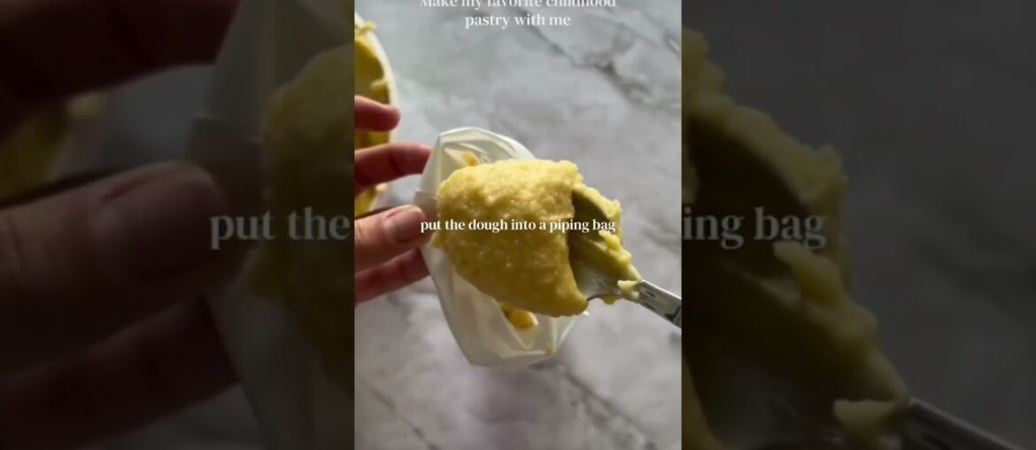 Favorite childhood pastry! French eclairs! Recipe in the video, super easy and tasty!