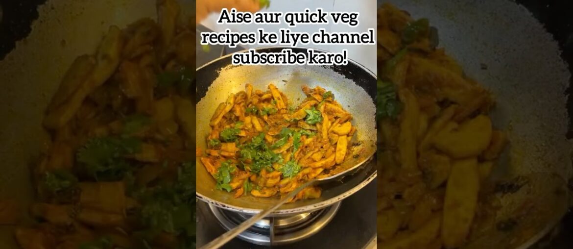 French Fries Ka Desi Version 😋 Arbi Fry Recipe #shorts #food #trending