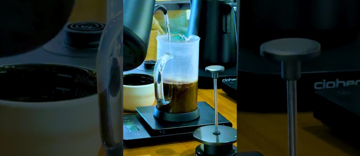 Making a perfect cup of French Press Coffee