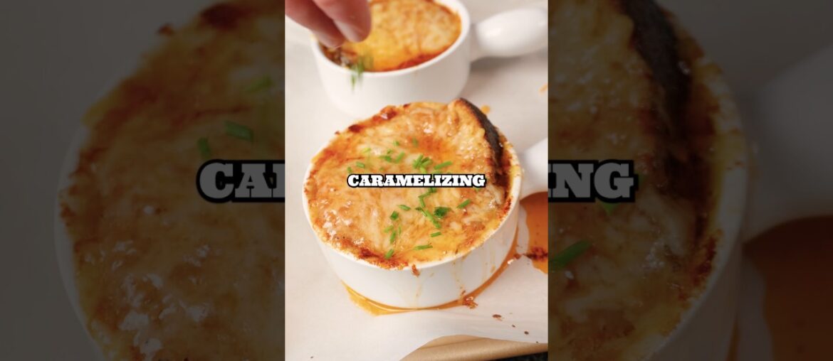 The SECRET To French Onion Soup! #shorts #cooking #food