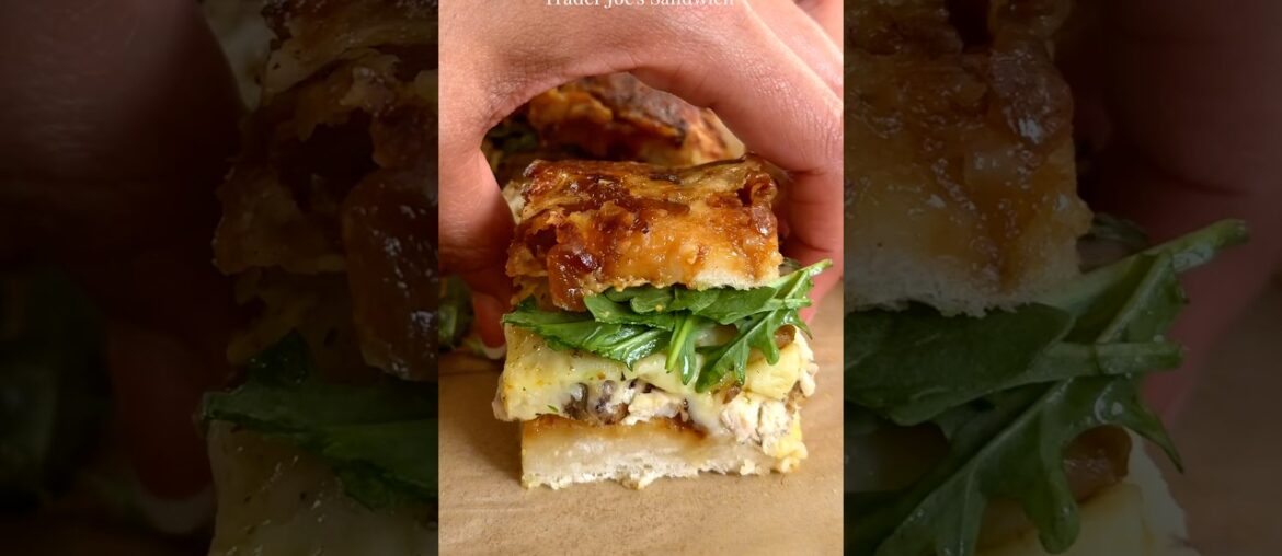 Trader Joe’s Focaccia Sandwich, YUM!