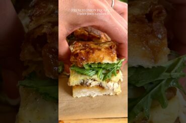 Trader Joe’s Focaccia Sandwich, YUM!