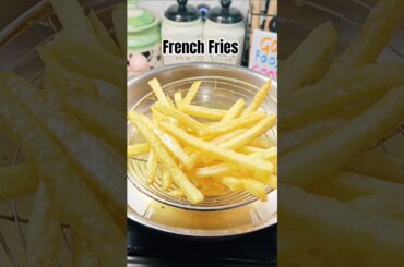 Extra Crispy French Fries at Home #shorts #recipe #frenchfries #potatorecipe #trending #viral