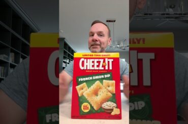 French Onion Dip Cheez-its! #cheezit #snacks #snackreview #tastetest #foodfinds #newproduct