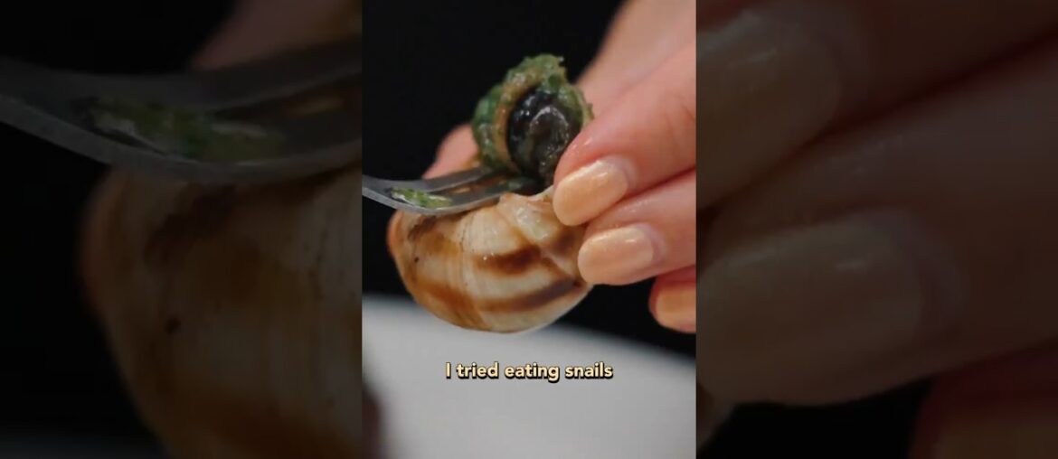 I tried eating SNAILS in Paris and... 😬 #escargot #travelguides