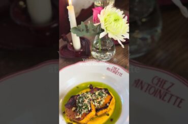 Valentine’s Day at Chez Antoinette Covent Garden 🤍