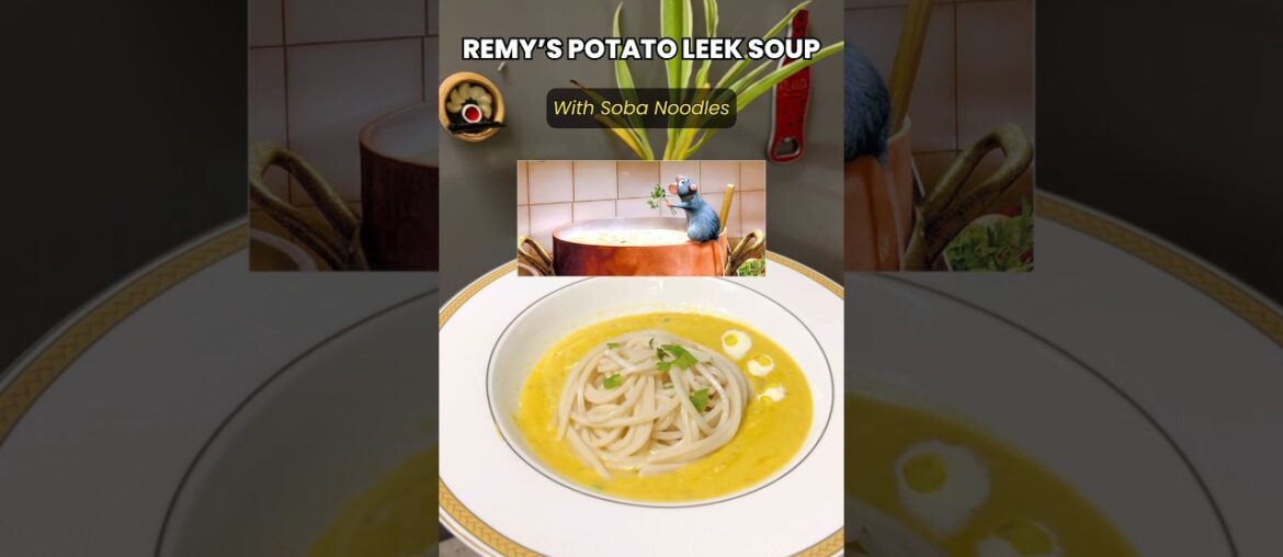 Cozy French Potato Leek Soup with Soba Noodles🍜 | Easy Viral Comfort Soup