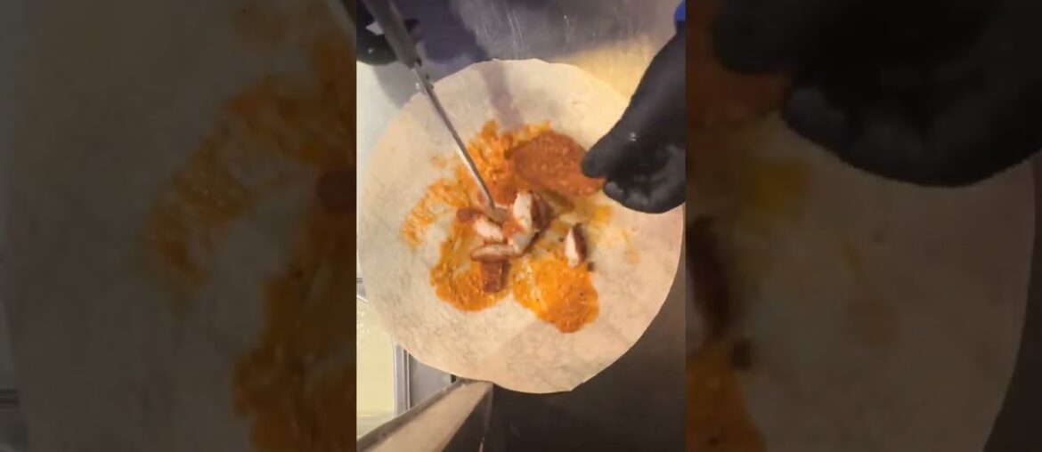 French Tacos Viande Tenders & Fromage Chèvre & Miel & Frites & Sauce Gruyère  #BR3 #Tacos