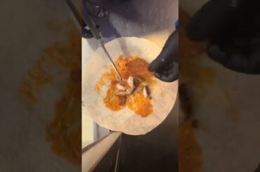 French Tacos Viande Tenders & Fromage Chèvre & Miel & Frites & Sauce Gruyère  #BR3 #Tacos