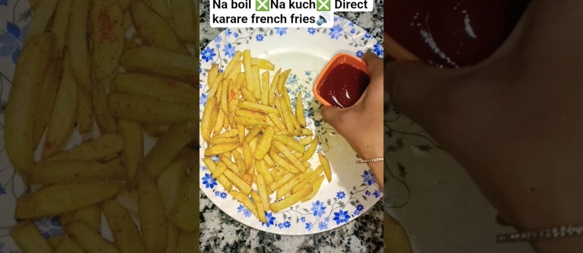 Homemade french fries 🫣#food #recipe #cooking #frenchfries #fastfood #snackrecipes