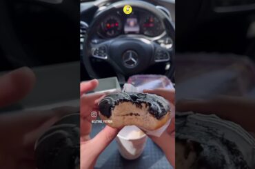 Classic French Breakfast Croissant with Coffee ☕ Eating Asmr #asmr #food #satisfying #viral #shorts