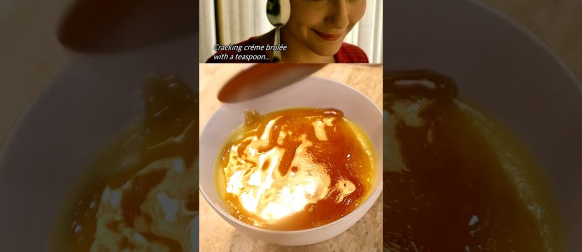 That Amélie Crème Brûlée Moment, I Made It! #cremebrulee #amélie #film #french