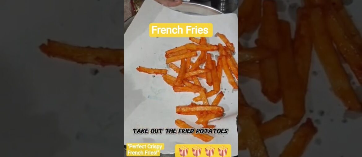 Crispy French Fries Ka Secret | Aasan Tarika | French Fry Recipe 🍿 #food #foodlover #viral #shorts