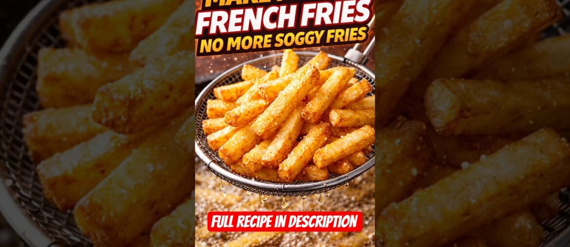 Make Perfect French Fries at Home 🔥🍟 #foodshorts #food #recipe