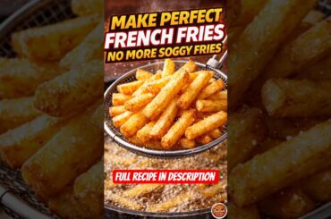 Make Perfect French Fries at Home 🔥🍟 #foodshorts #food #recipe