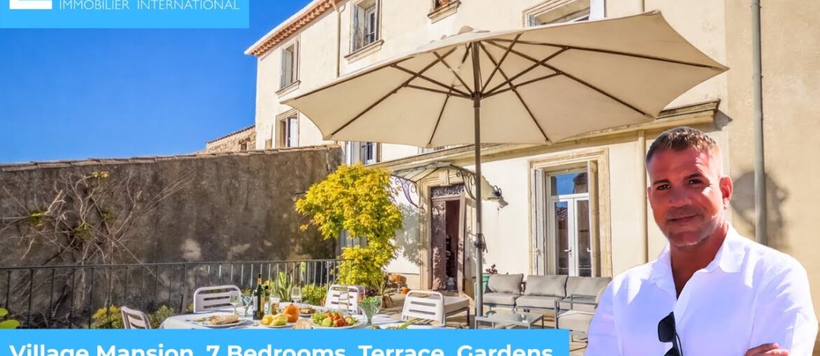 🏰  French Mansion in the Heart of Wine Country | Saint-Geniès-de-Fontedit