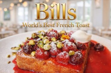 This French Toast in Tokyo Might Be Too Beautiful to Eat - Bills Ginza 美味法式多士  東京銀座