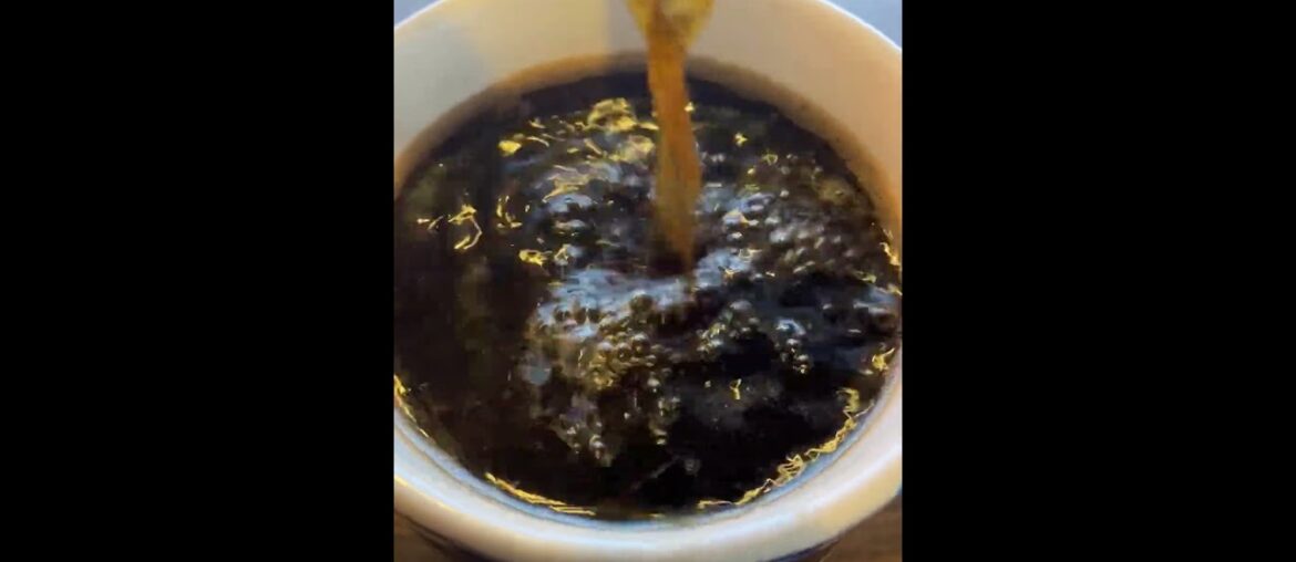 POV: HOT CAFFINE COFFEE POURING! SO WONDERFUL AND YUMMY! #shorts