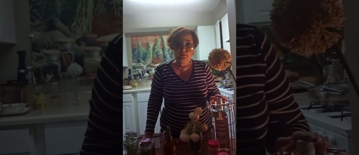 Preparing shrimp rillette in rose wine