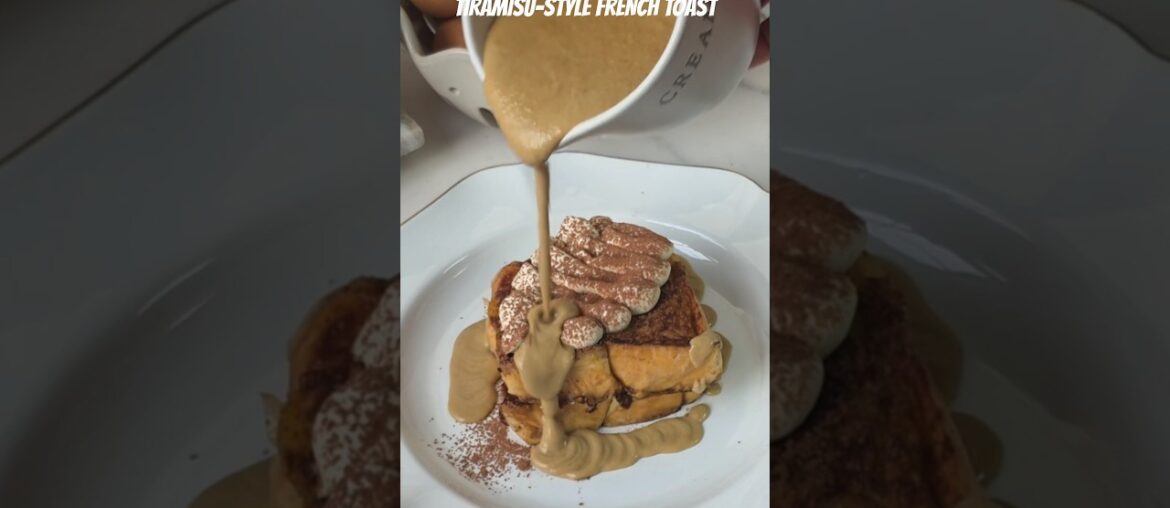Tiramisu French Toast ☕ Coffee Mascarpone Recipe #recipe #frenchtoast