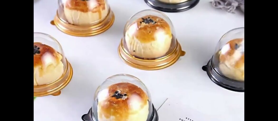 Premium Clear Round Blister Box – Perfect Packaging for Golden Macarons & Pastries #sunyoplastic