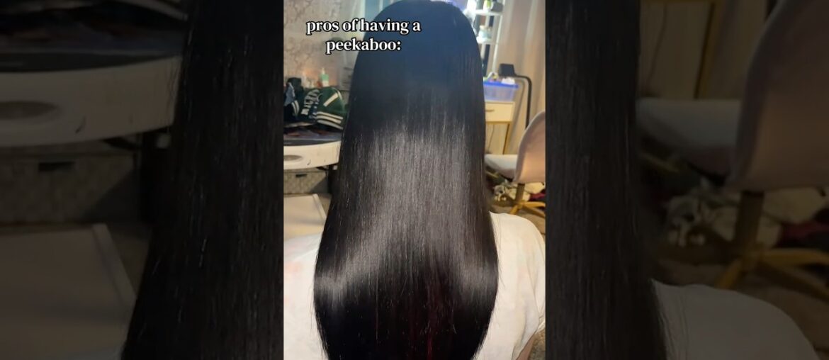 so cuteee #peekaboo #peekaboohair #fyp #hairdye #hair