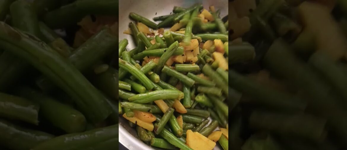 28 January 2026 French Beans and Potato Stir Fry #food #,Frenchbeans