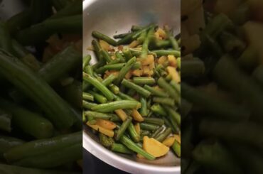 28 January 2026 French Beans and Potato Stir Fry #food #,Frenchbeans