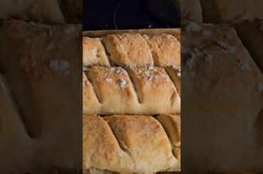 Daughter’s Homemade French Baguettes 😍🥖 | Quick Bake Magic! #baguette #french #baking #shorts