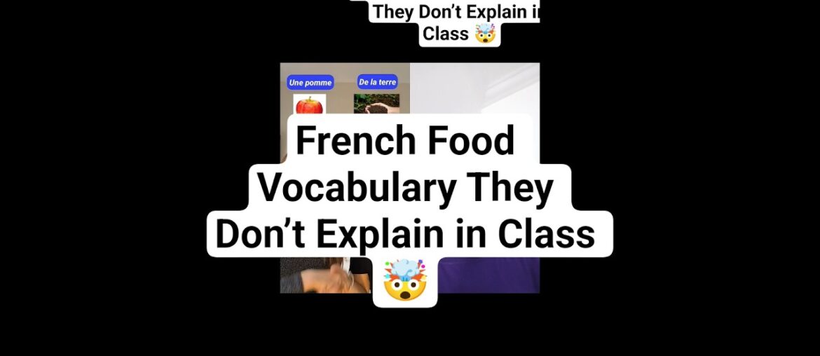 French Food Vocabulary They Don’t Explain in Class 🤯 #learnfrench  #frenchfood #beginners #shorts