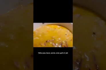 French Style Yellow Split Pea Soup #myrecipe