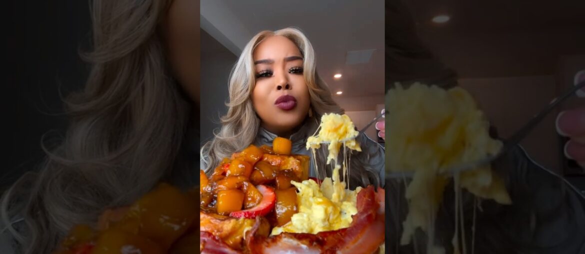 Mango glazed French toast platter 😂 #brunch #foodie