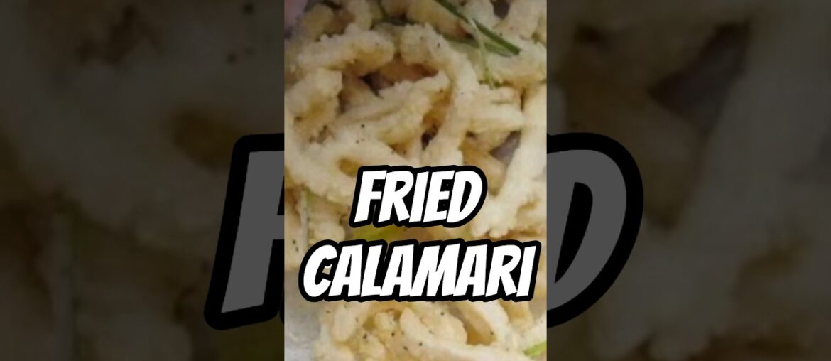 This is the BEST way to make Fried Calamari! 🐙🦑  #pmgk #Calamari #seafood #appetizer #squid
