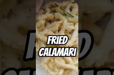 This is the BEST way to make Fried Calamari! 🐙🦑  #pmgk #Calamari #seafood #appetizer #squid
