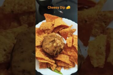 cheesy Dip for Nachos or french fries 🍟🧀 Full Recipe on channel. #shorts #dips #cheesy #ytshorts