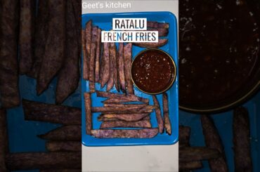 Ratalu French Fries Recipe #recipe